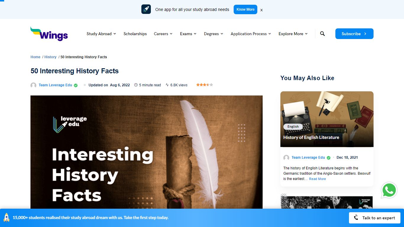 50 Interesting History Facts Everyone Should Know! - Leverage Edu