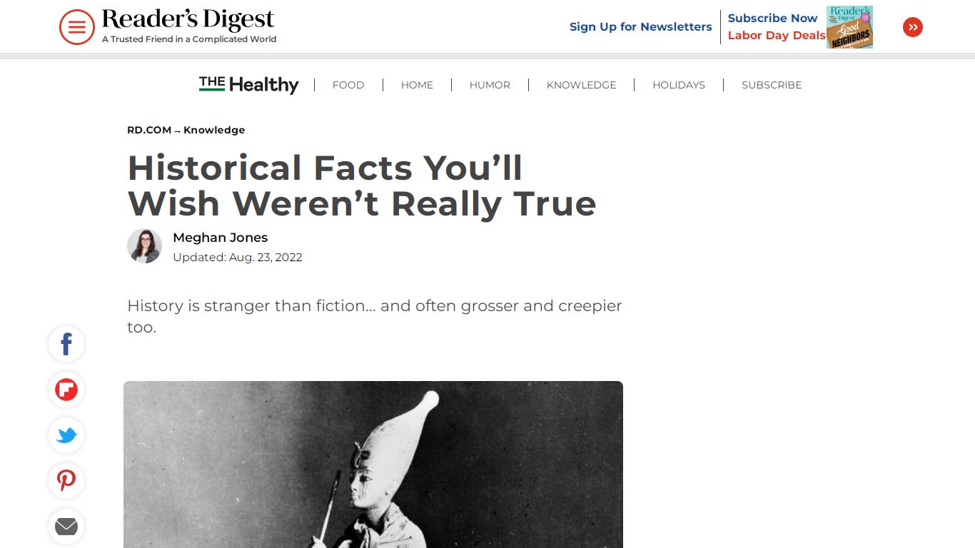 Messed-Up History Facts You Didn't Learn in School - Reader's Digest